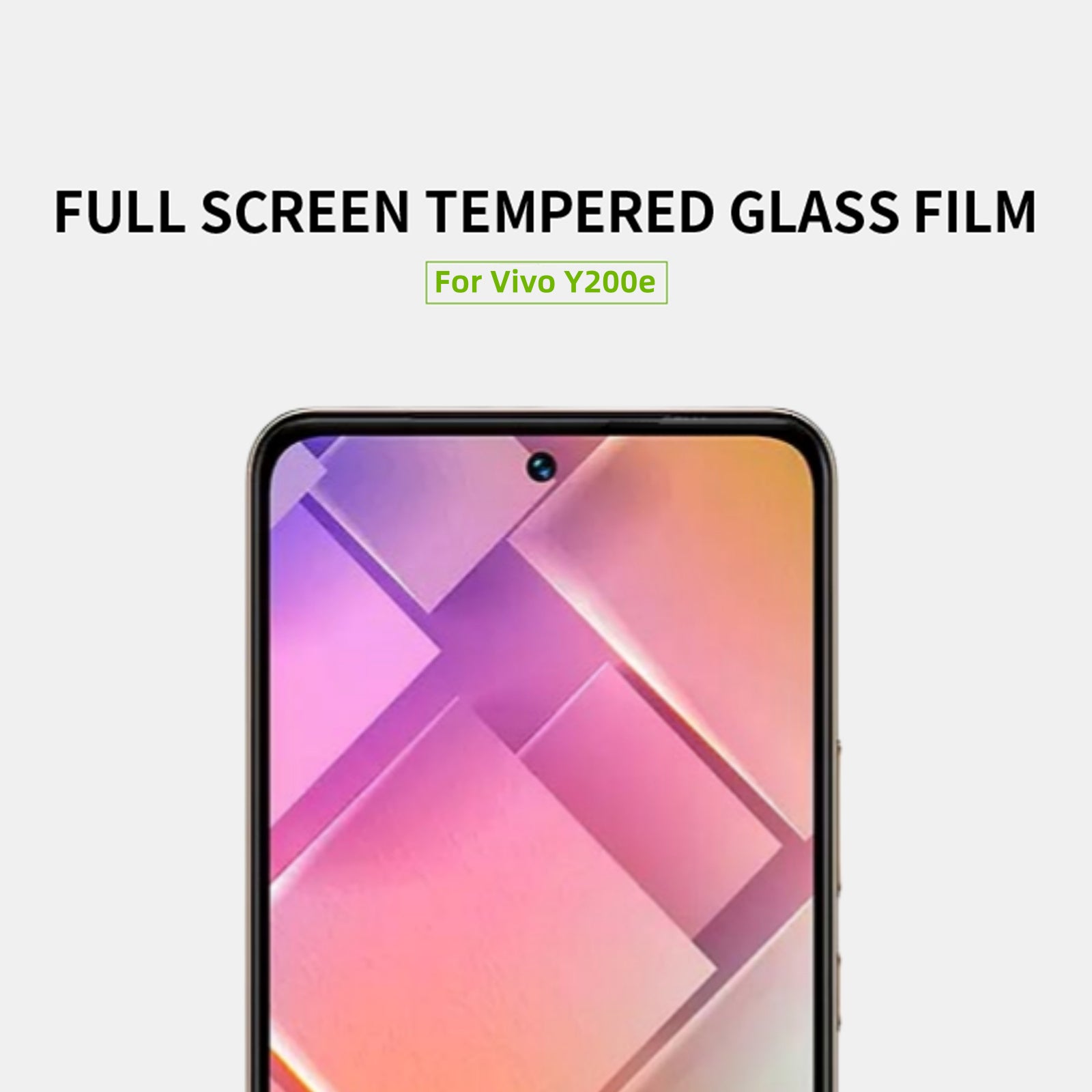 MOFI JK Tempered Glass Film Series-1 for vivo Y200e 5G Full Glue HD Clear Full Screen Protector MOFI JK Tempered Glass Film Series-1 for vivo Y200e 5G Full Glue HD Clear Full Screen Protector